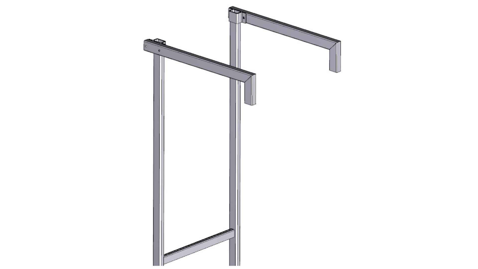 Pochwyty zejścia – poręcze 110 cm